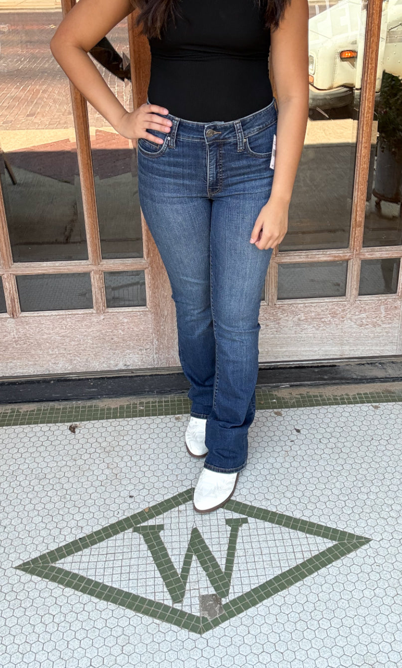 Bottoms | KUT From The Cloth Jeans  Alidd High Rise Fab Ab  Bootcut W/Dk Stone
