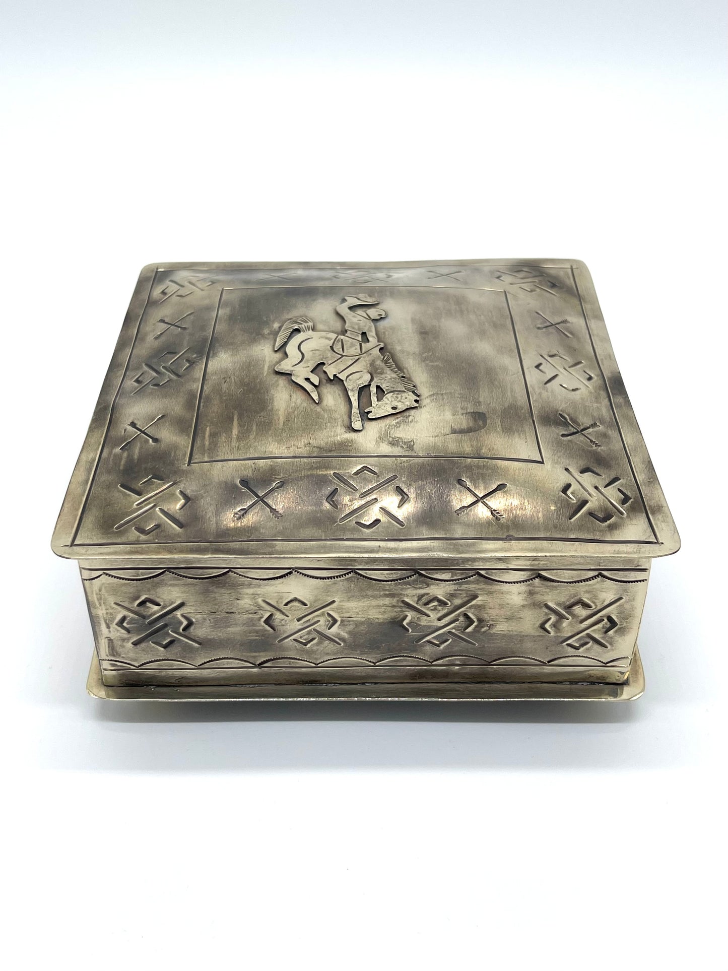 Jewelry Storage | Stamped Bronco Icon Box
