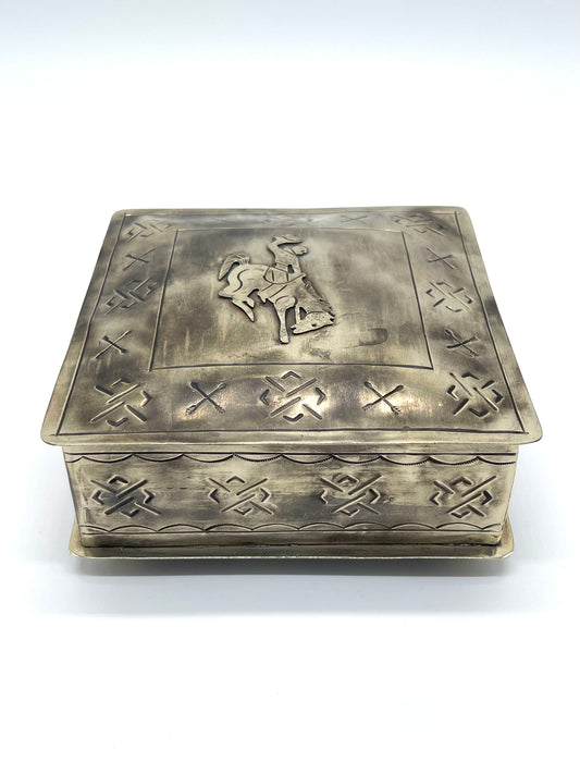 Jewelry Storage | Stamped Bronco Icon Box