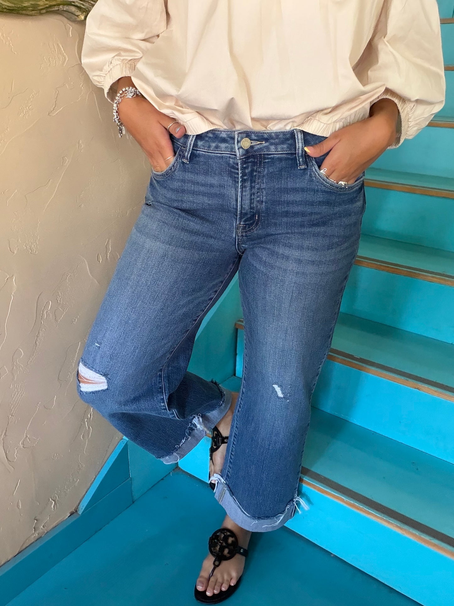 Vervet Jeans - Mid Rise Dark Wash