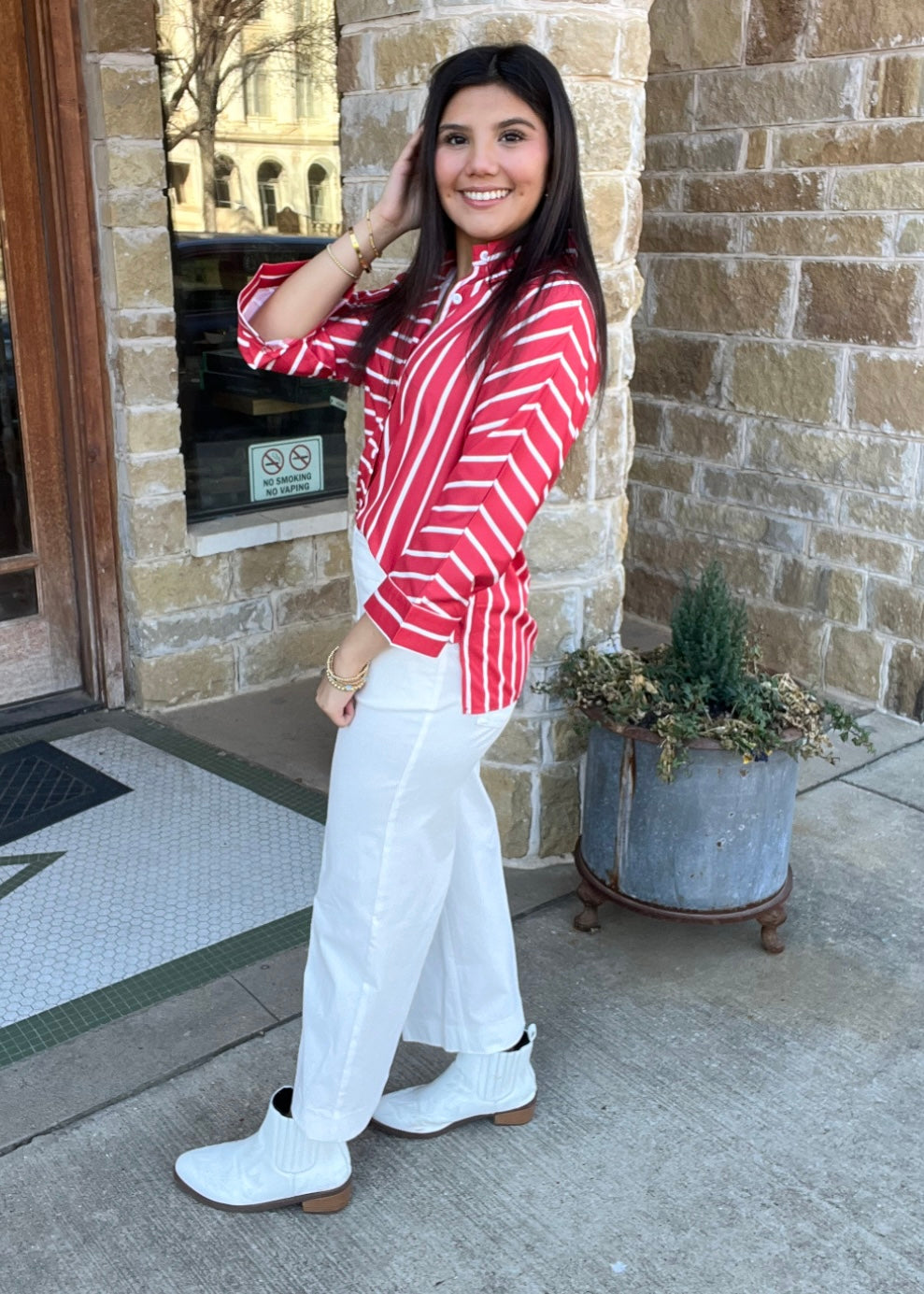 Bottoms | Thin Her Pull On Wide Leg Crop Pant