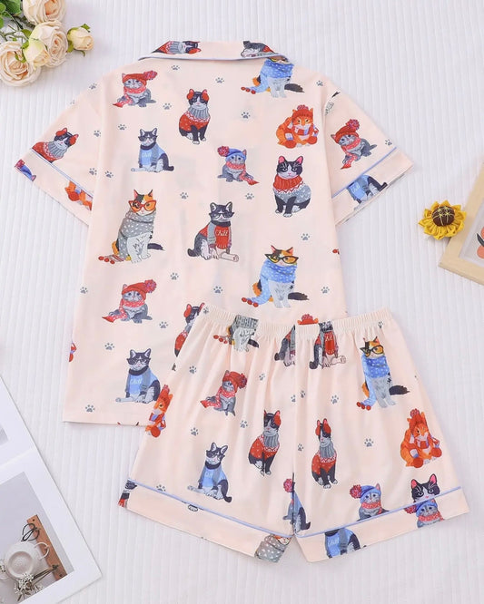 Pajama Set - Cozy Cat