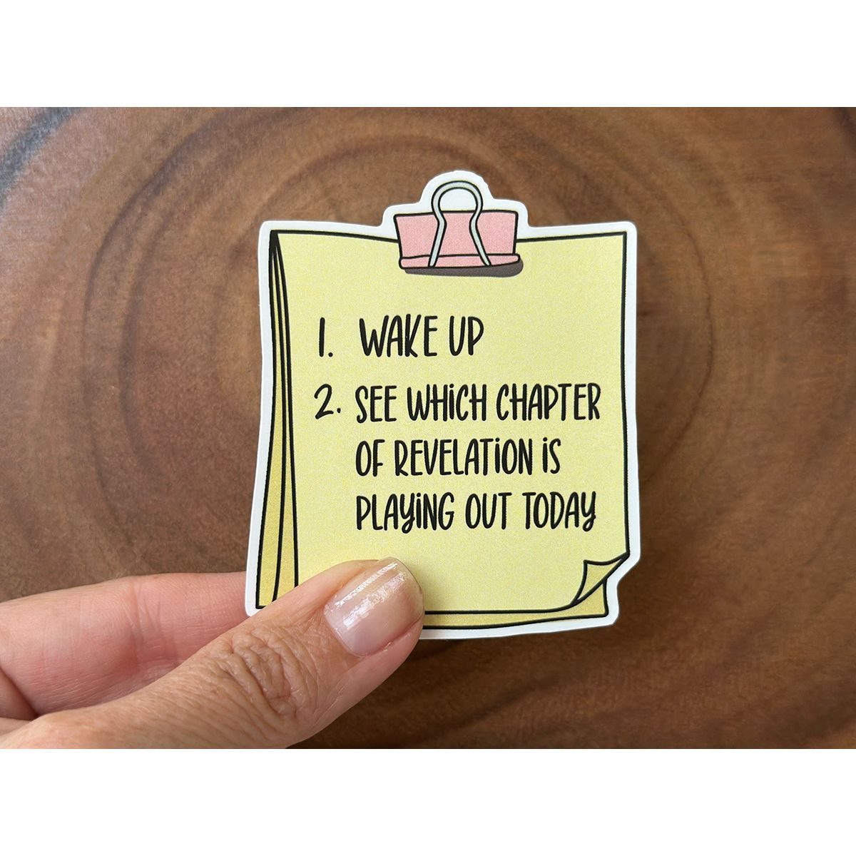 End Times Revelation Sticker