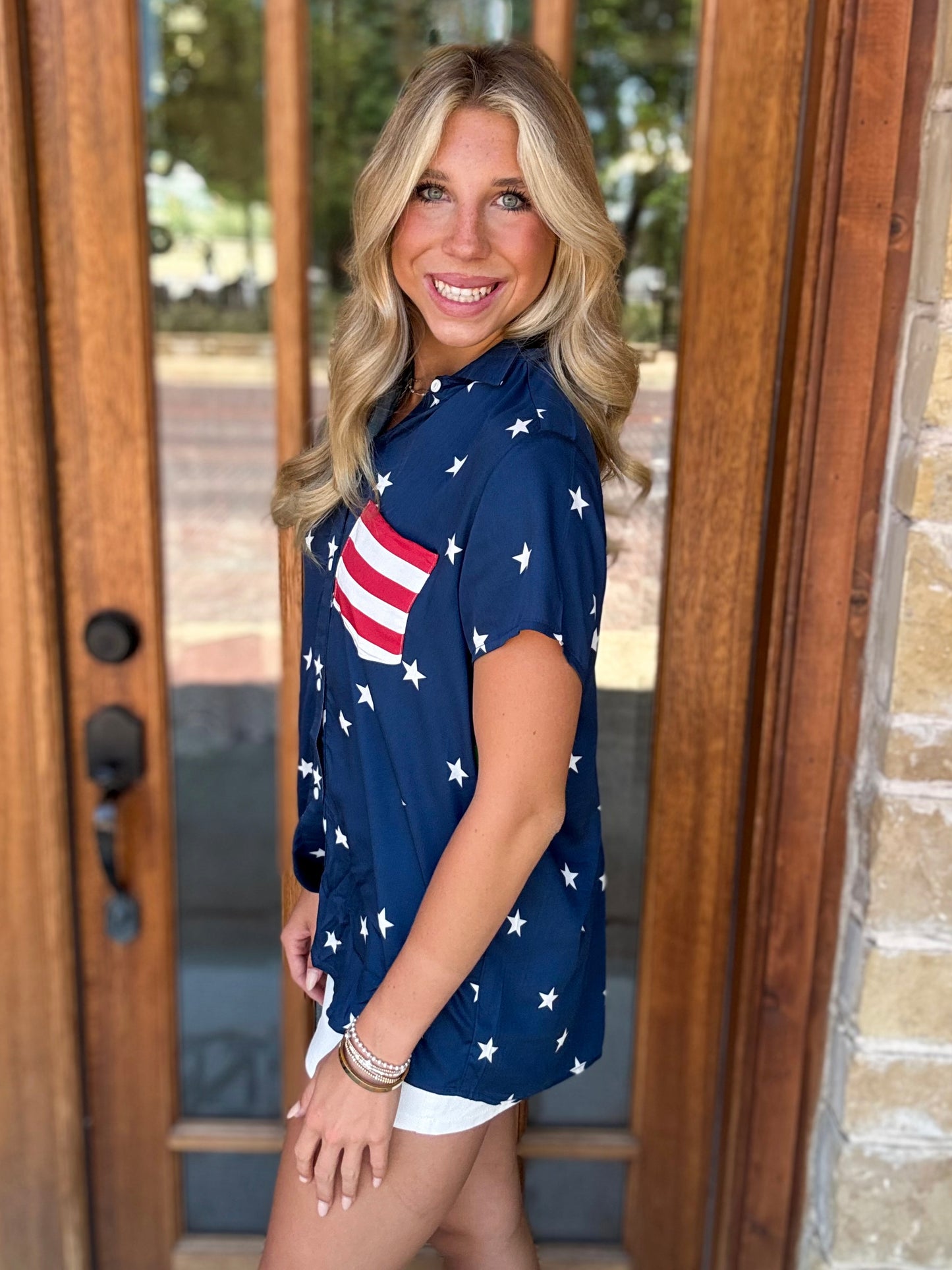 Top - Classic Flag Hawaiian