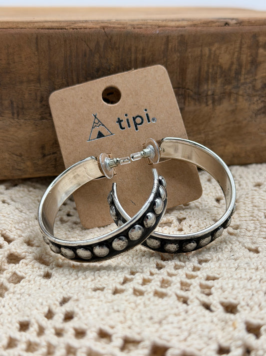 Jewelry | Earrings Western Bubble Hoop