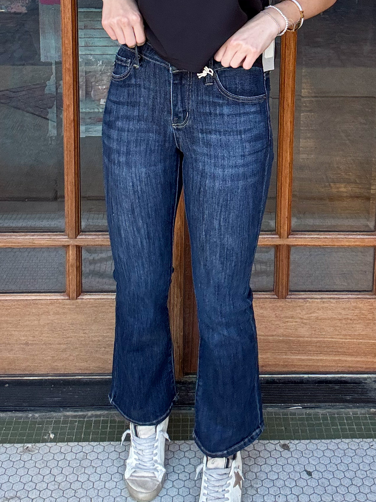 KanCan Petite Mid Rise Bootcut Jeans