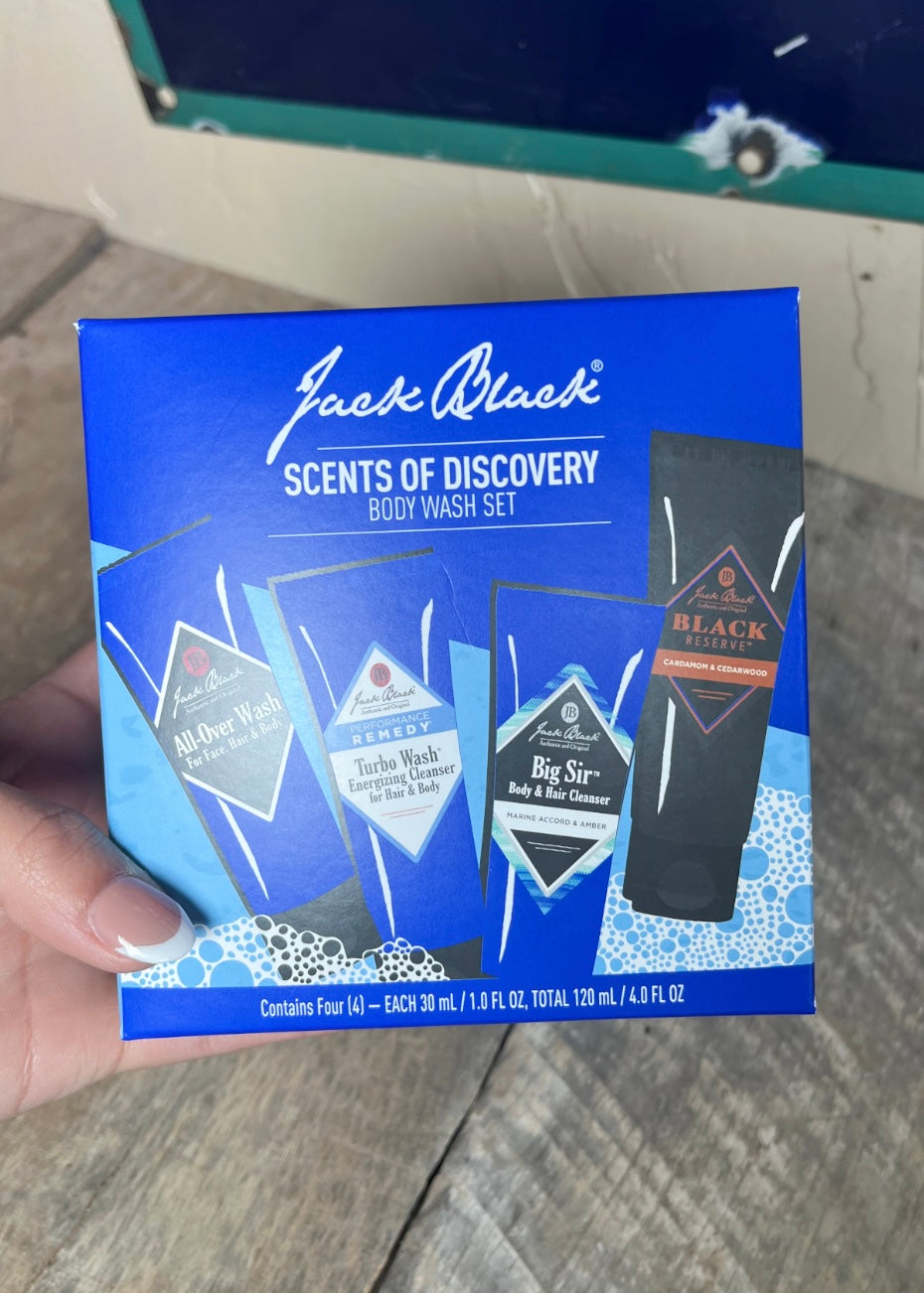 Jack Black | Scents Of Discovery Body Wash Set of 4