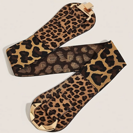 Belt - Leopard Elastic Waist