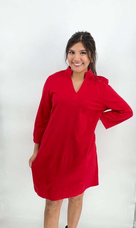 Dress | Red Magic A-Line Dress