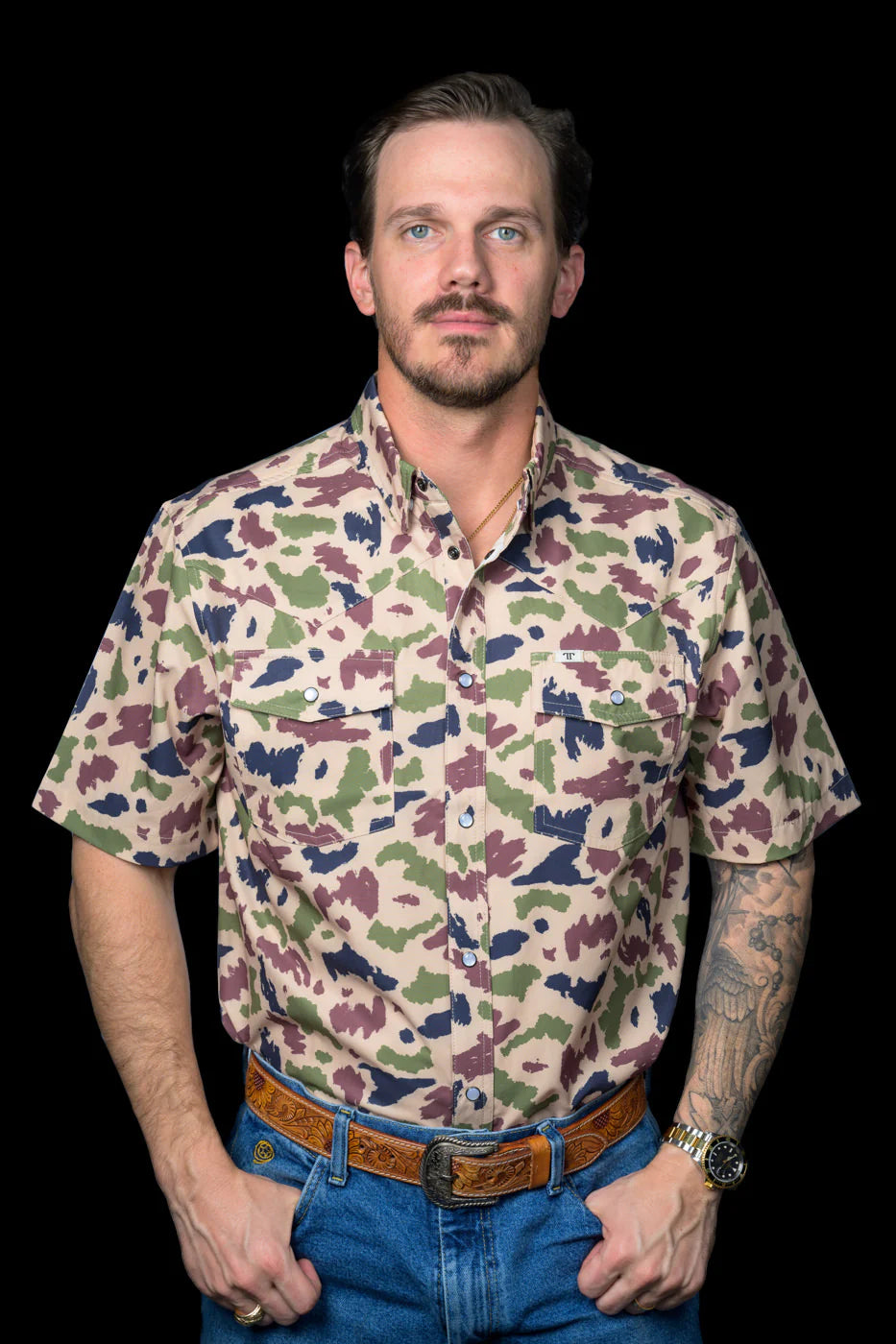 Snap Shirt - Camo Short Sleeve