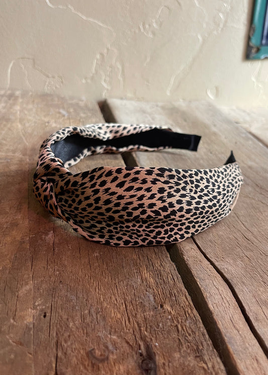 Hair Accessory | Brown & Black Patterned Headband