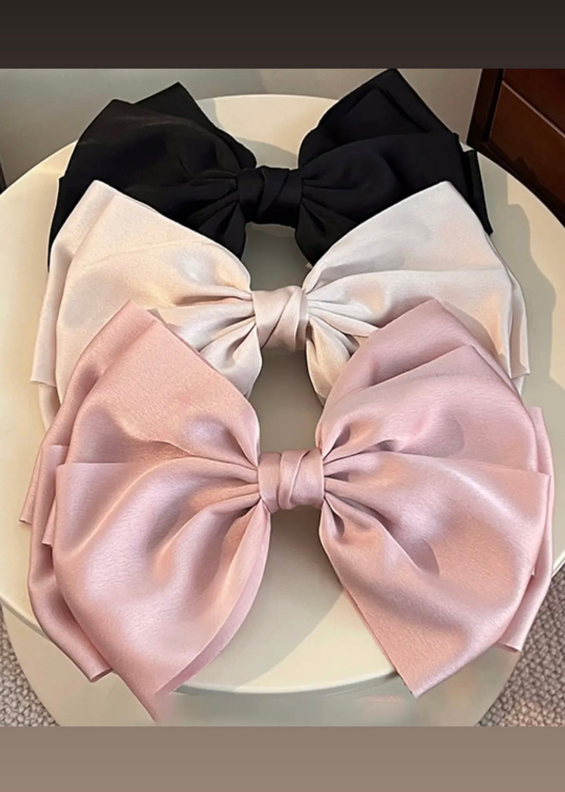 Hair Accessory | Mori Style Hair Clip Satin Bow