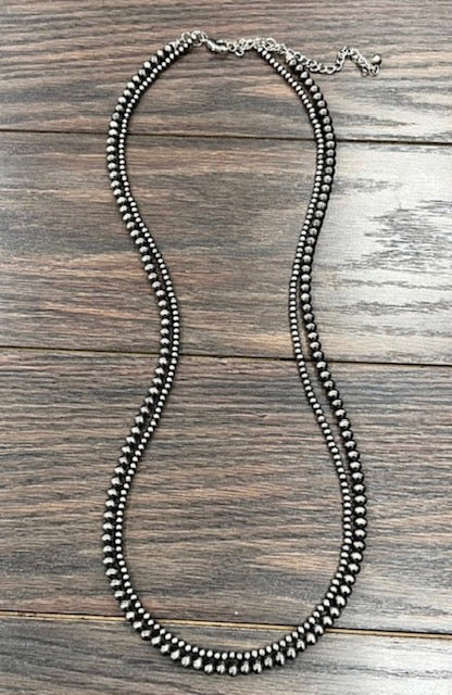 Necklace | 2 Strand Polished Navajo Pearl Necklace