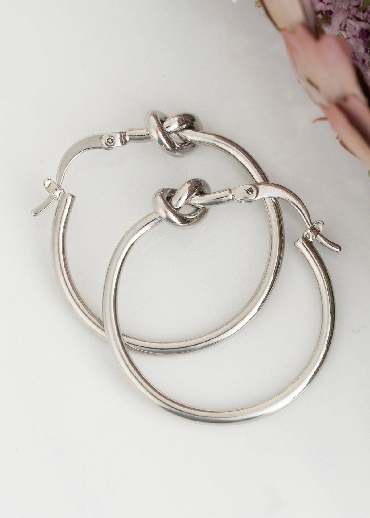 Earrings | Knotted Hoop Earrings