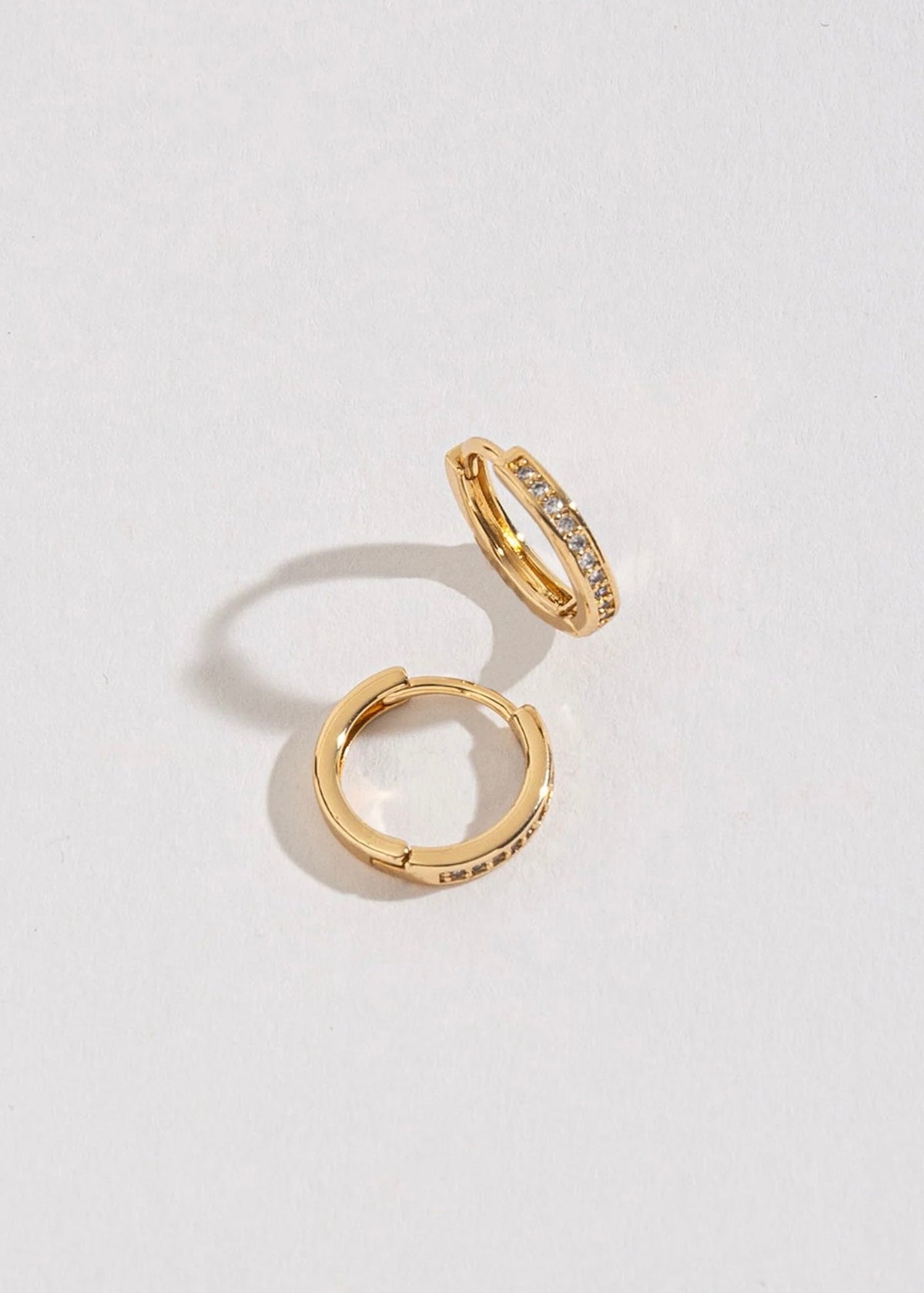 Earrings | Pave Hoop Earrings