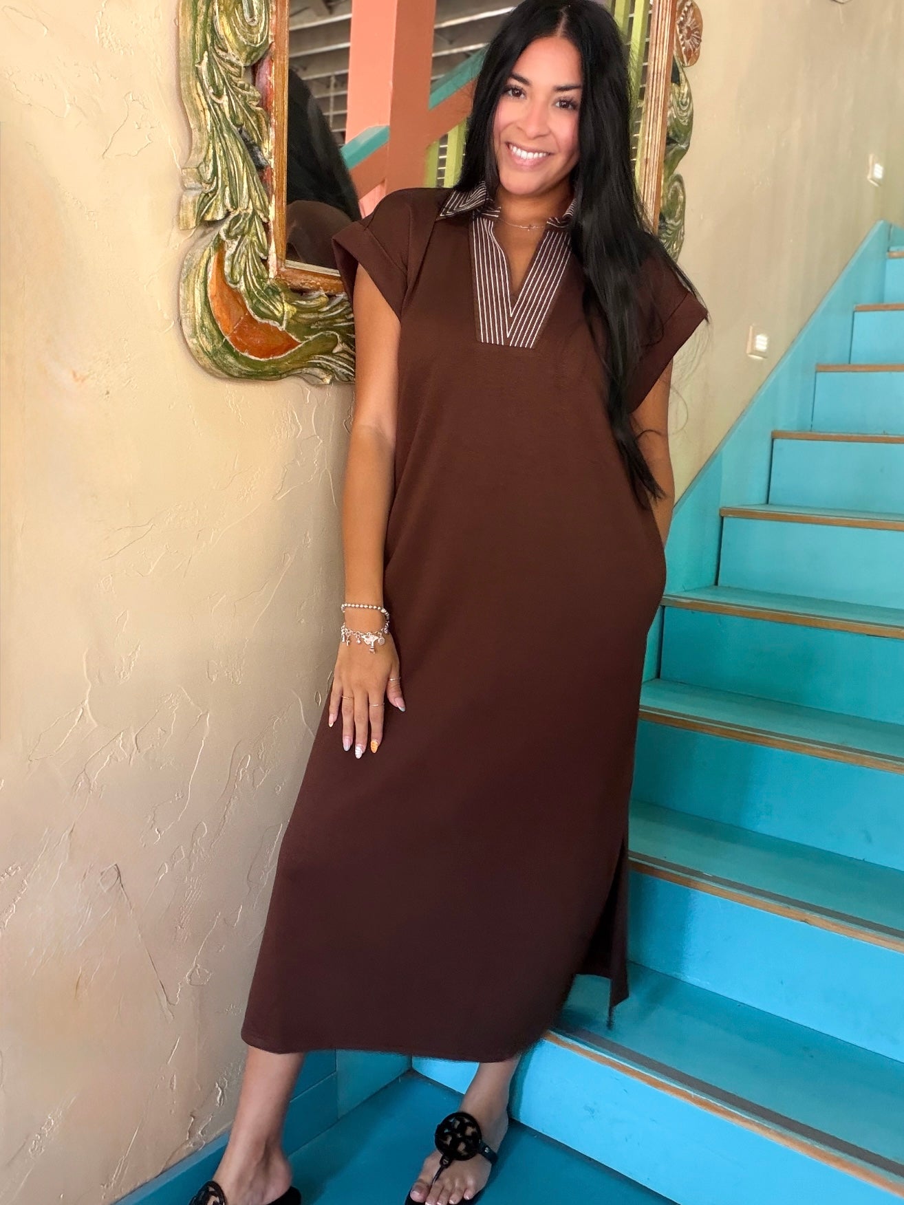 Dress - Jodifl Timeless Chocolate Maxi