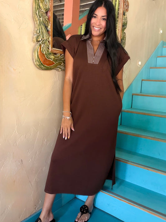 Dress - Jodifl Timeless Chocolate Maxi