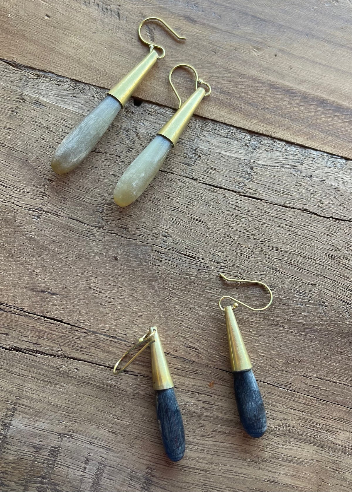 Earrings | Teardrop Horn Earrings