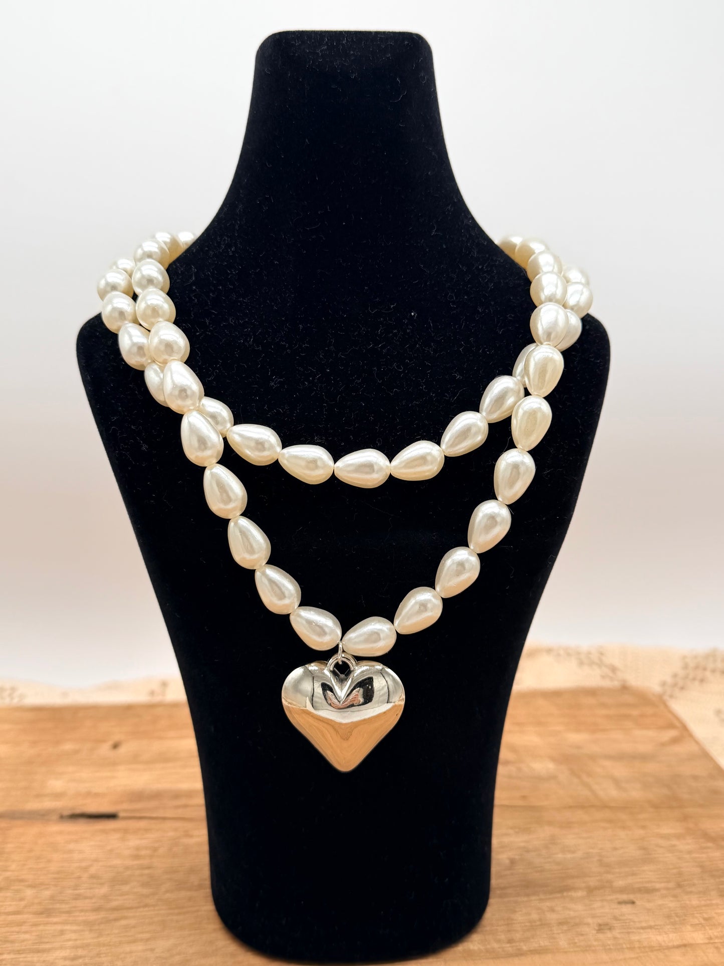 Double Layered Heart Necklace