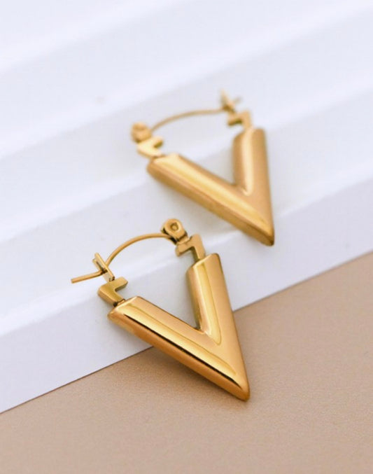 Jewelry | Earrings Triangle Drop Down