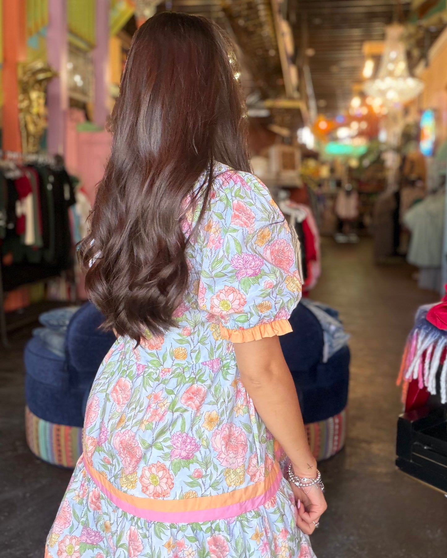 Garden Party Ruffle Floral Dress