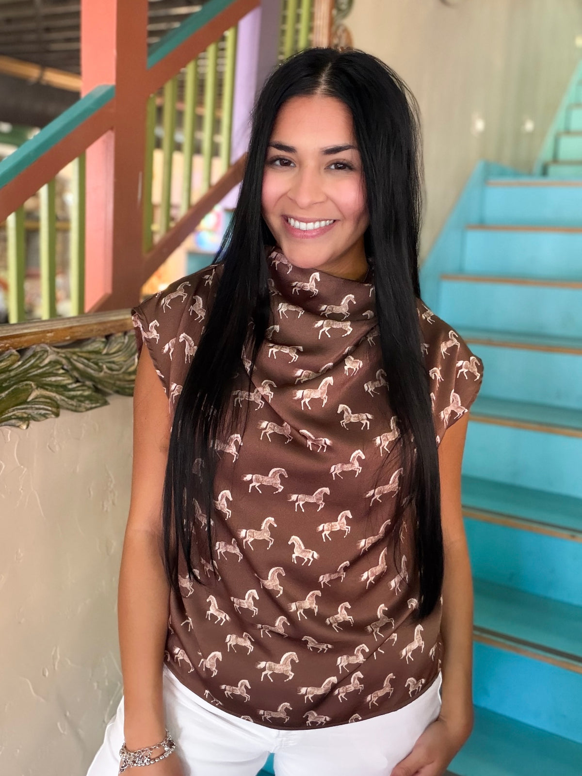 THML Blouse - Saddle Up