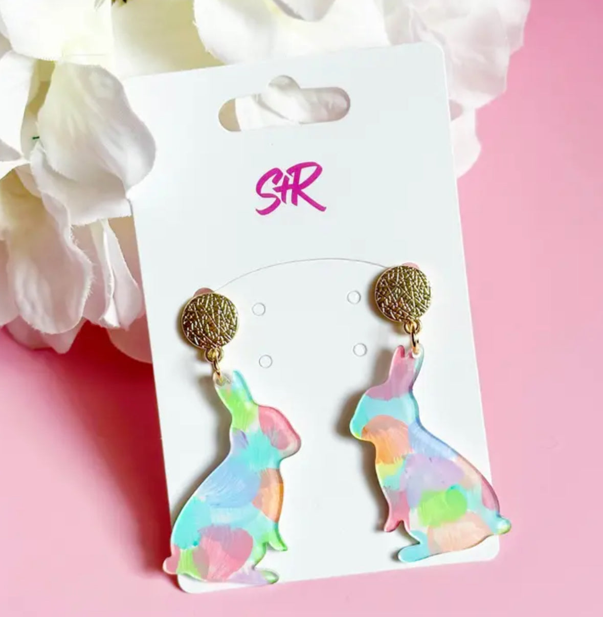 Jewelry | Spring Art Bunny Dangle