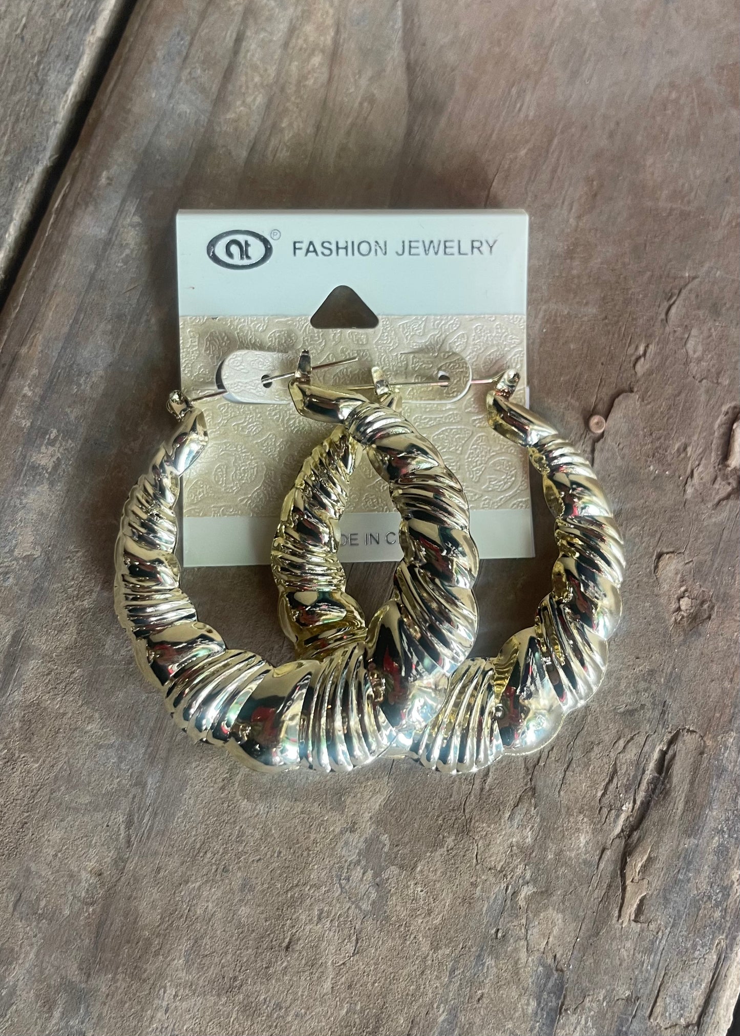 Earrings | Chunky Twist Hoops