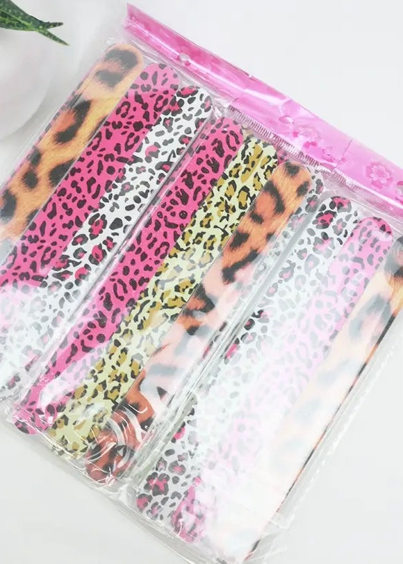 Bath &amp; Beauty | Nail File Animal Print Set of 3