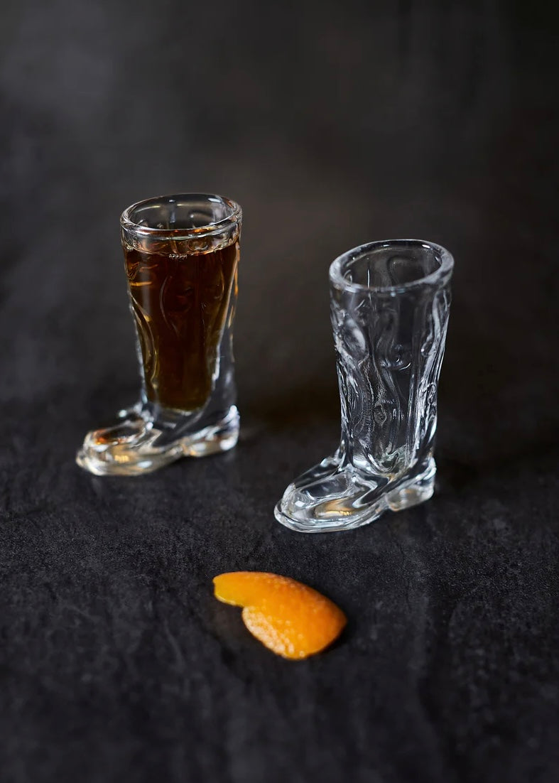 Men&#39;s Gifts | Gentlemen&#39;s Hardware Cowboy Boot Shot Glasses (Set of 2)