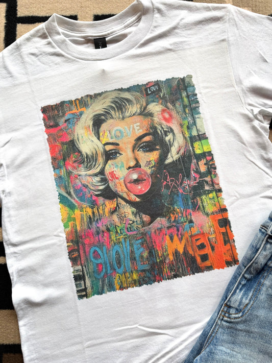 Tee - Graffiti Marilyn Graphic Tee