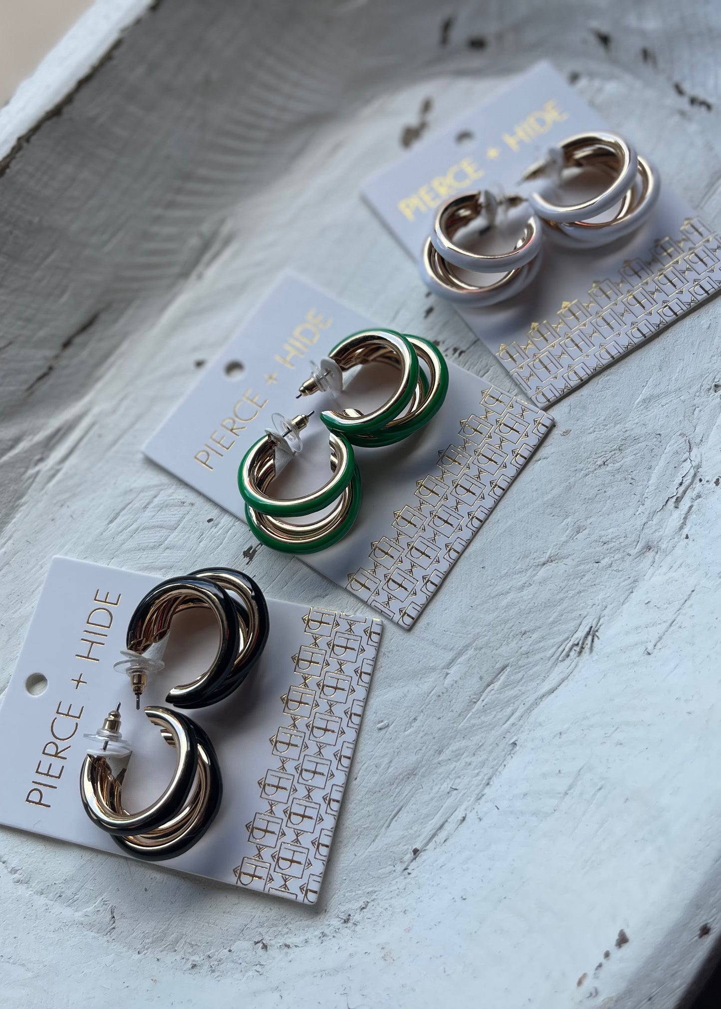 Earrings | Petite Tri-Hoop Earrings