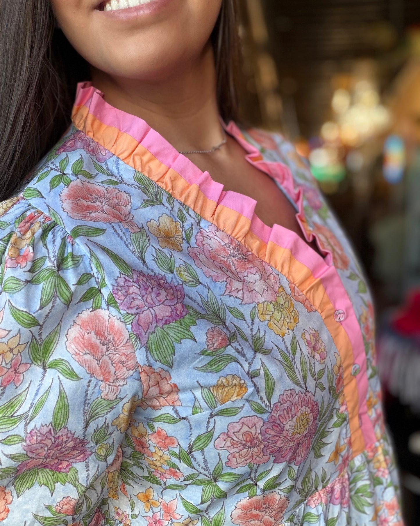 Garden Party Ruffle Floral Dress