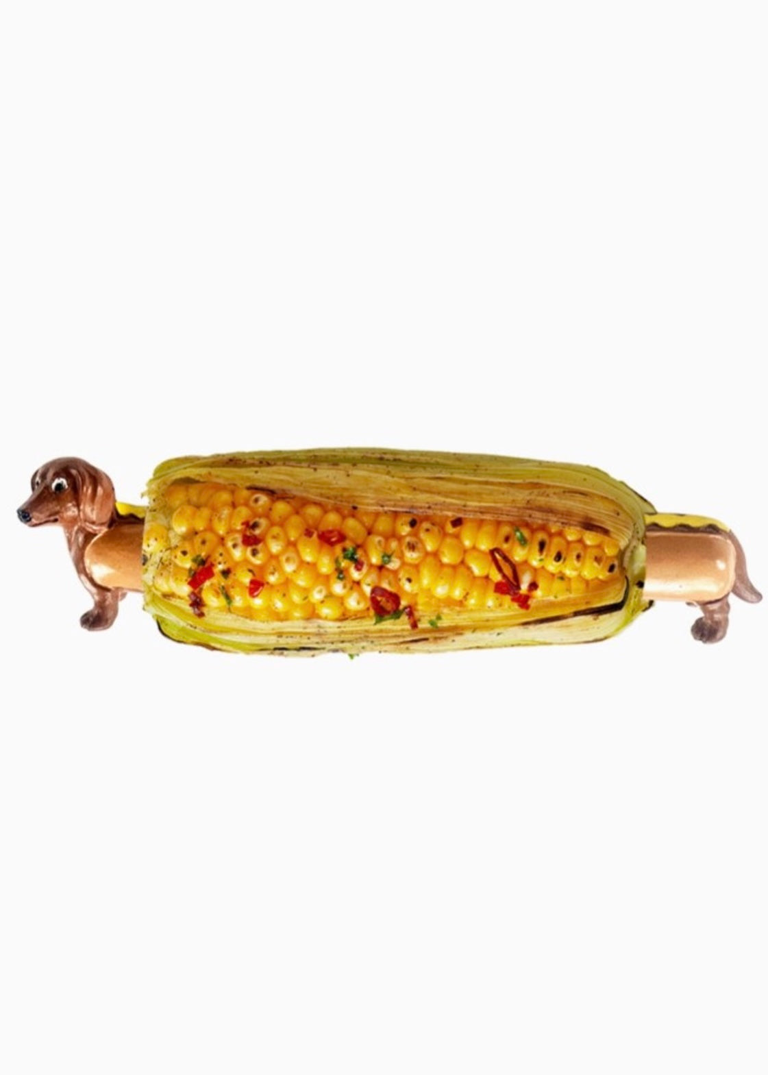 Kitchen | Outset Set of 8 Daschund Hot Dog Corn Holders