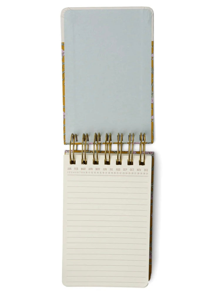 Gift | Designworks Chunky Gold Vintage Floral Notepad