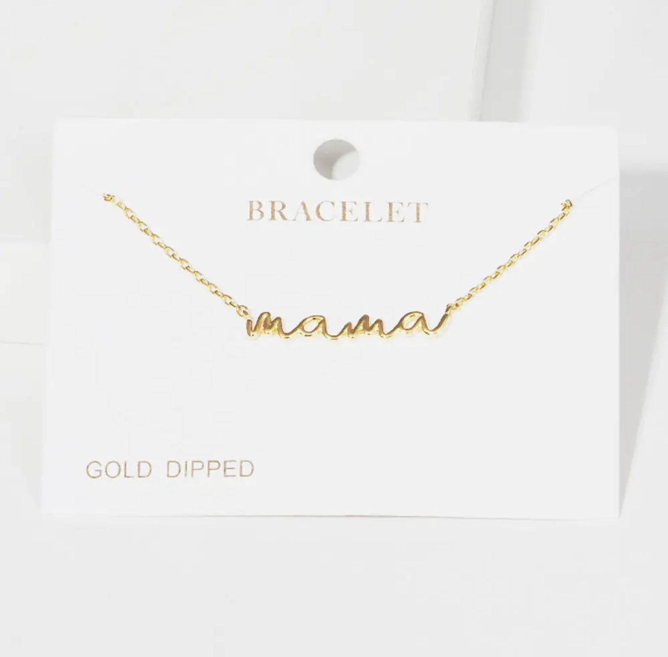 Bracelet - Gold Dipped Mama