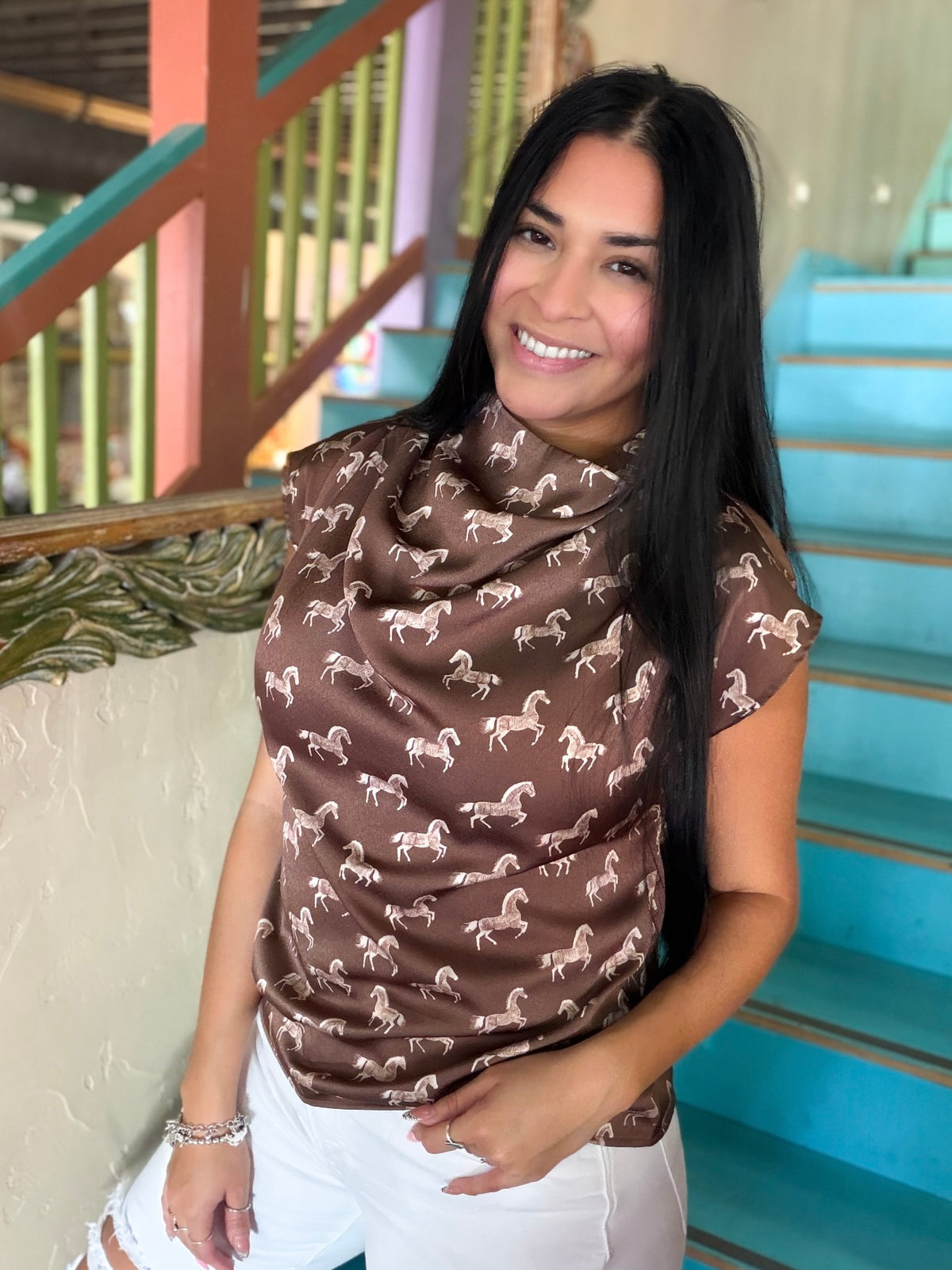 THML Blouse - Saddle Up
