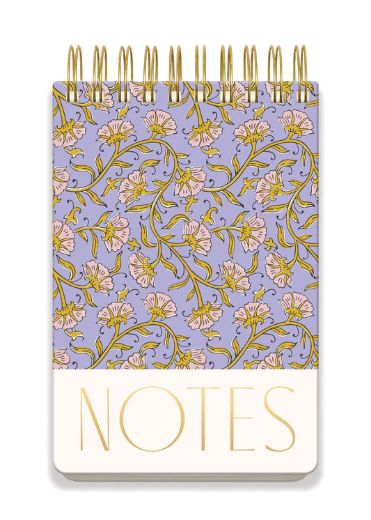 Gift | Designworks Large Chunky Purple Vintage Floral Notepad