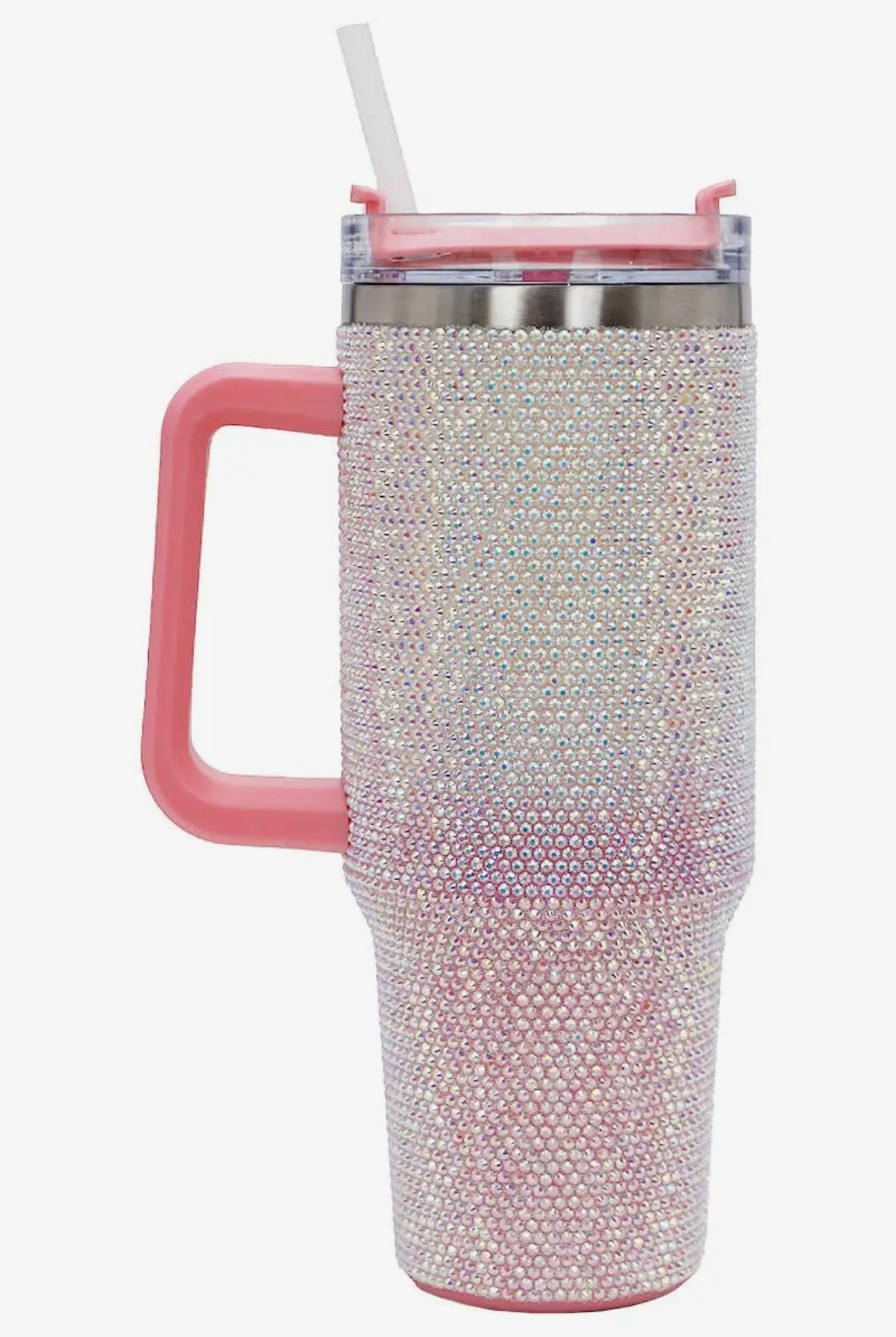 Tumbler - Coral Ombre Bling