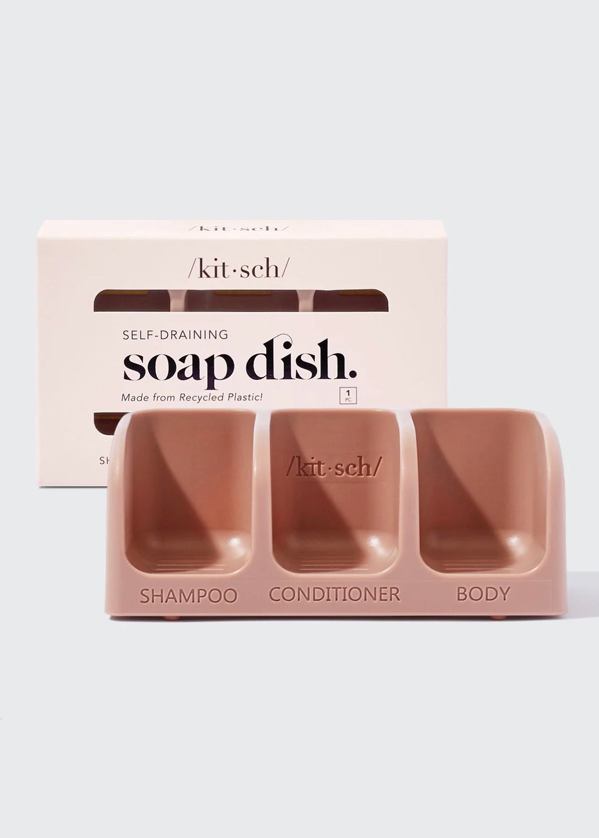 Bath &amp; Beauty | Kitsch Terracotta Self Draining Soap Dish