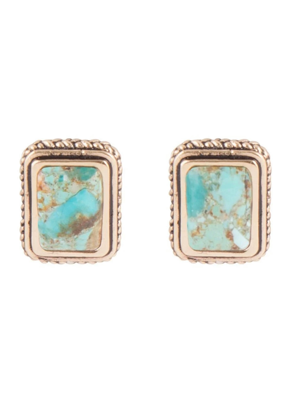 Earrings | Credence Genuine Turquoise Post Earrings