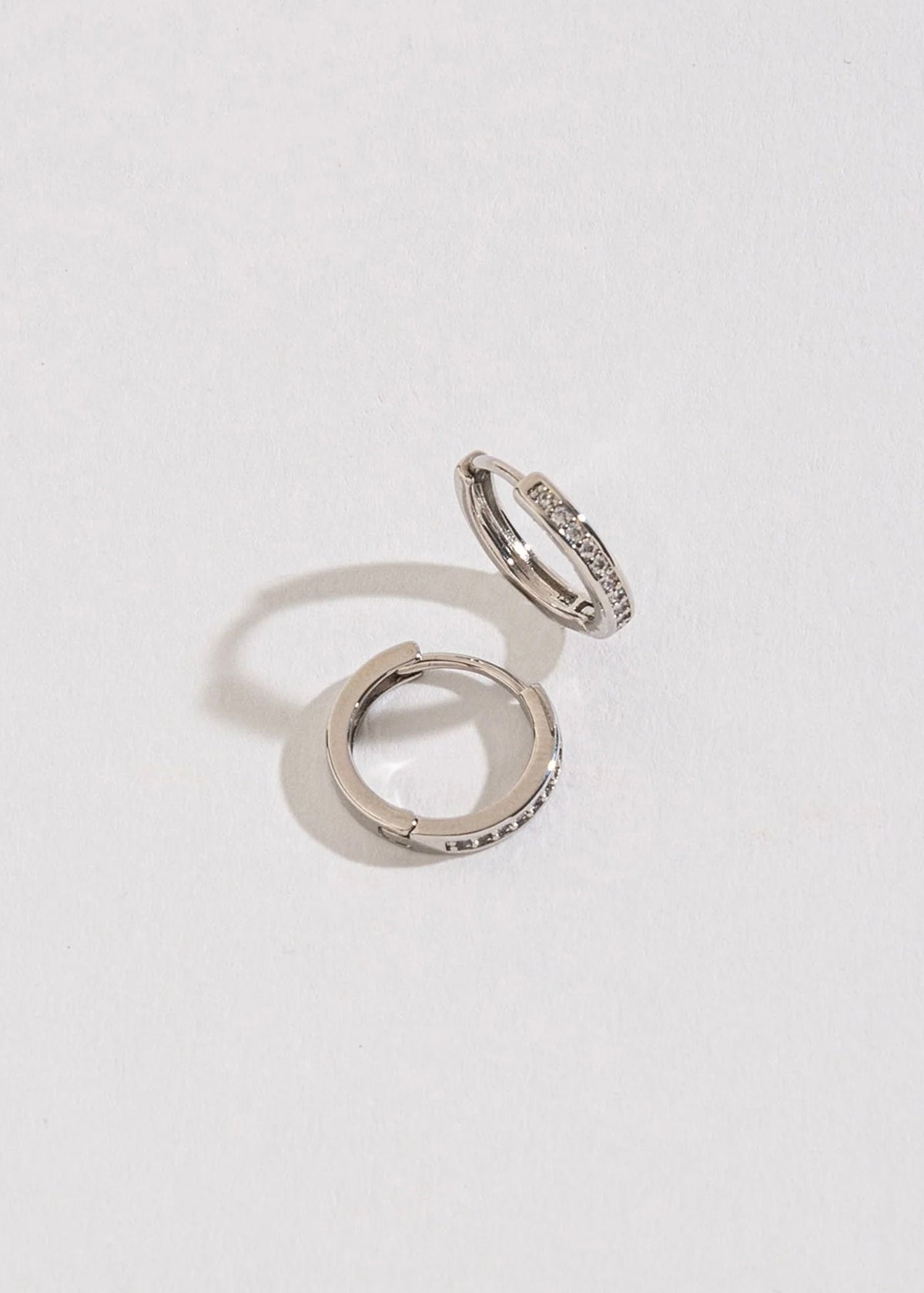 Earrings | Pave Hoop Earrings