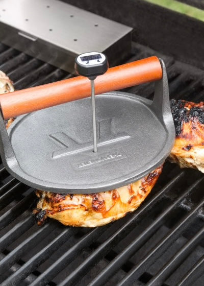 Kitchen | Outset Cast Iron Round Grill Press