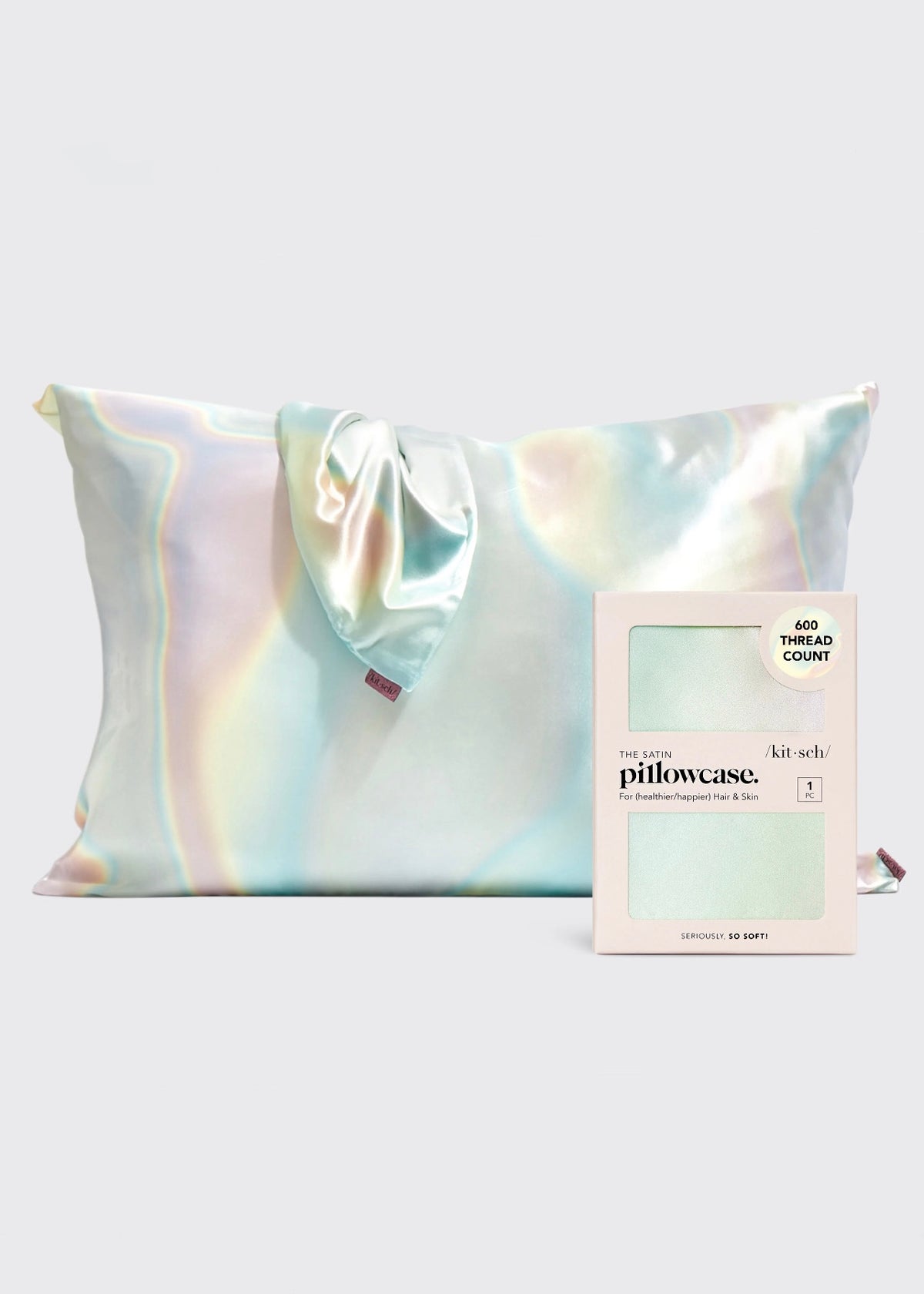 Bath &amp; Beauty | Kitsch Satin Aura 1pc Pillowcase