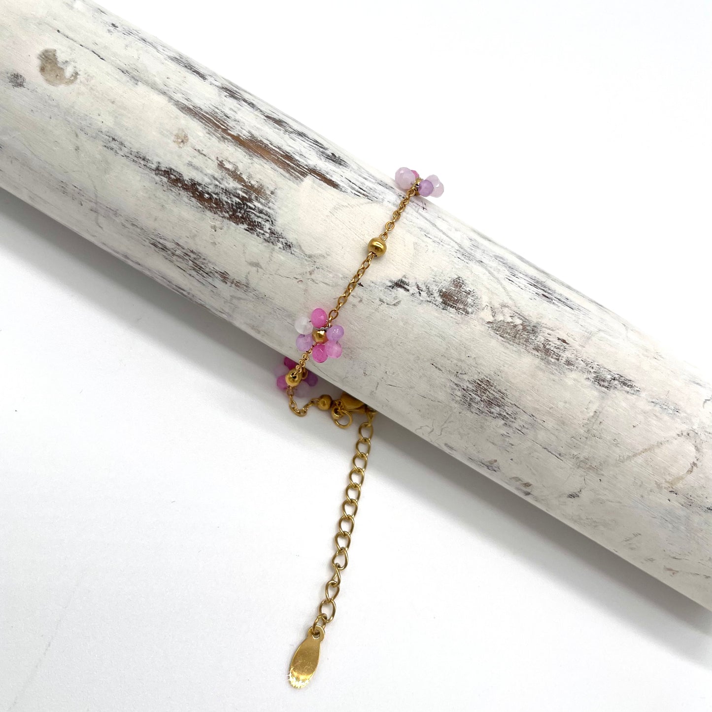 Jewelry | Bracelet Pink Ombre Flower Daisy