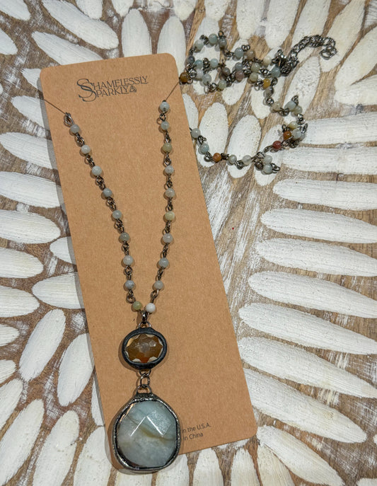 Jewelry| Necklace Natural Stone
