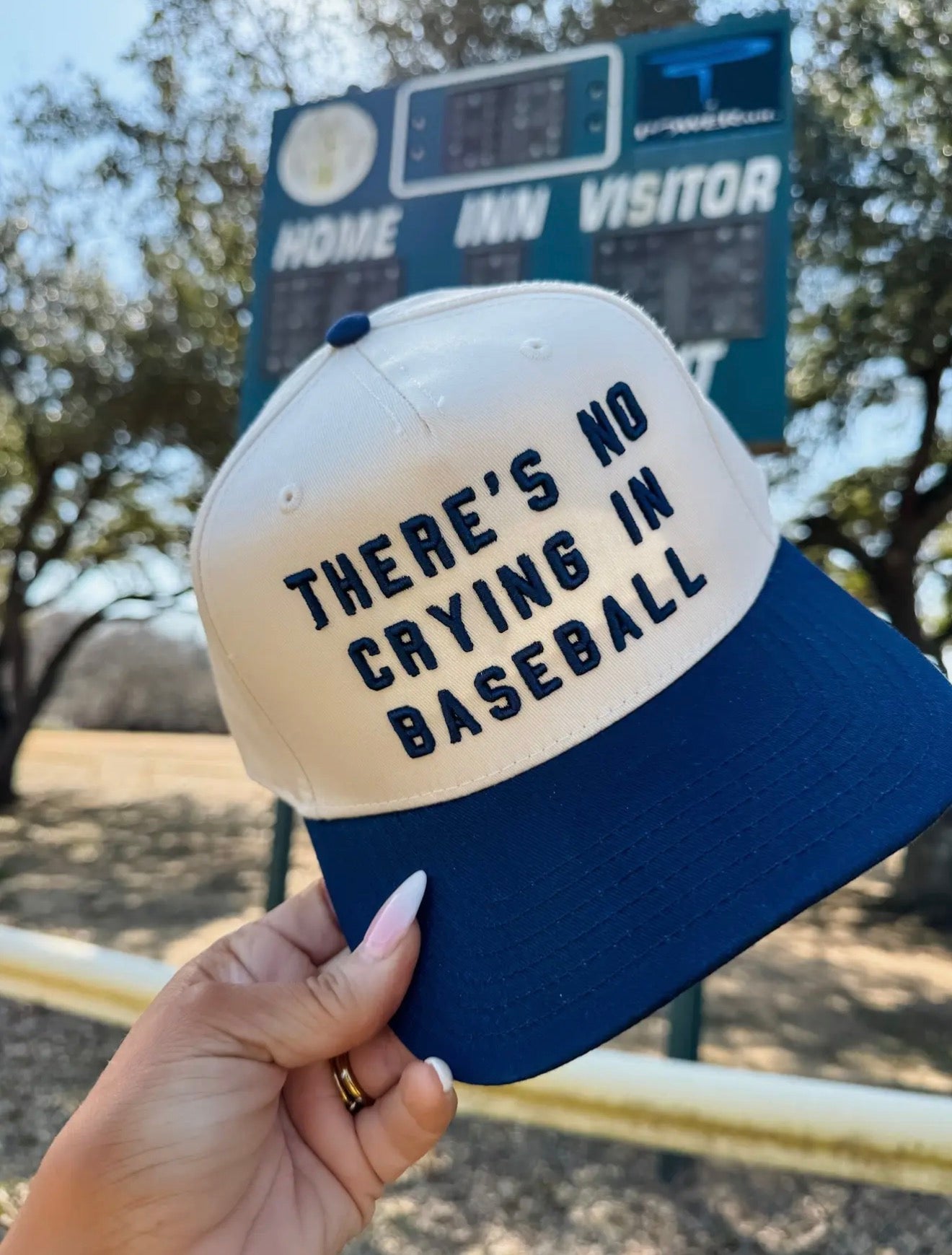 Hat - There's No Crying in Baseball