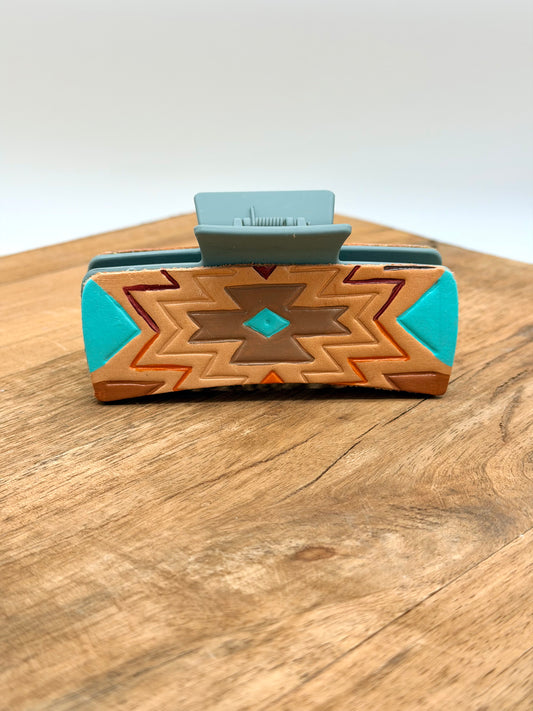 McIntire Saddlery | Hair Clip Rio Grande Aztec