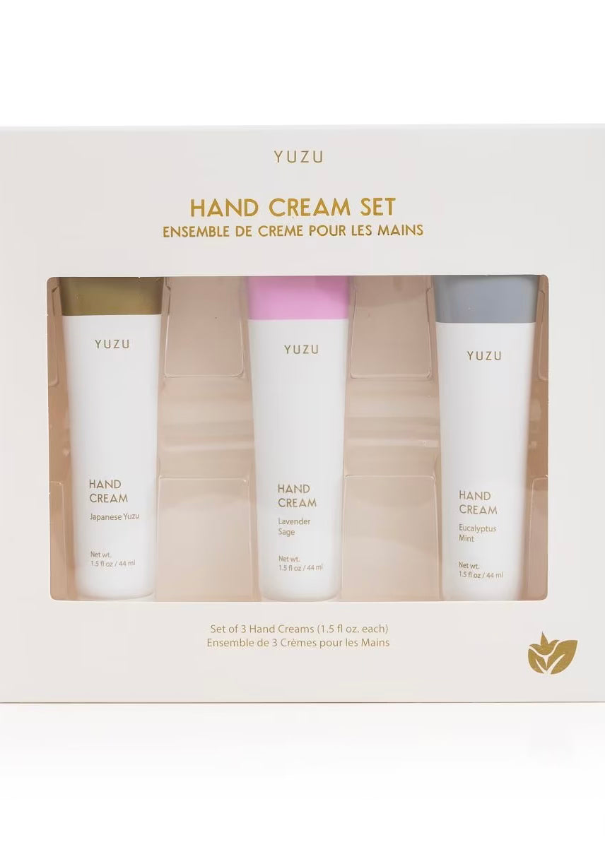 YUZU Hand Cream Trio Set