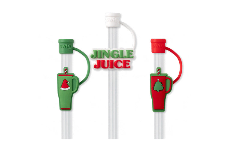 Swig | Mega Mug Christmas Straw Topper Set